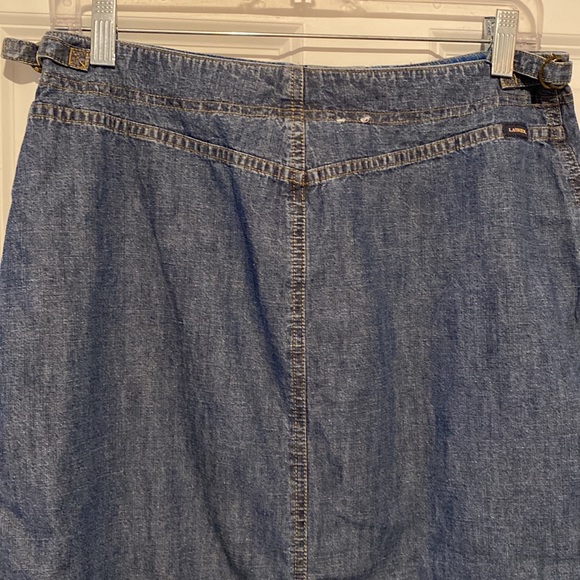 Vintage Laurens Jean Co Ralph Lauren Denim/Jean maxi skirt size 8 button down - Picture 6 of 10